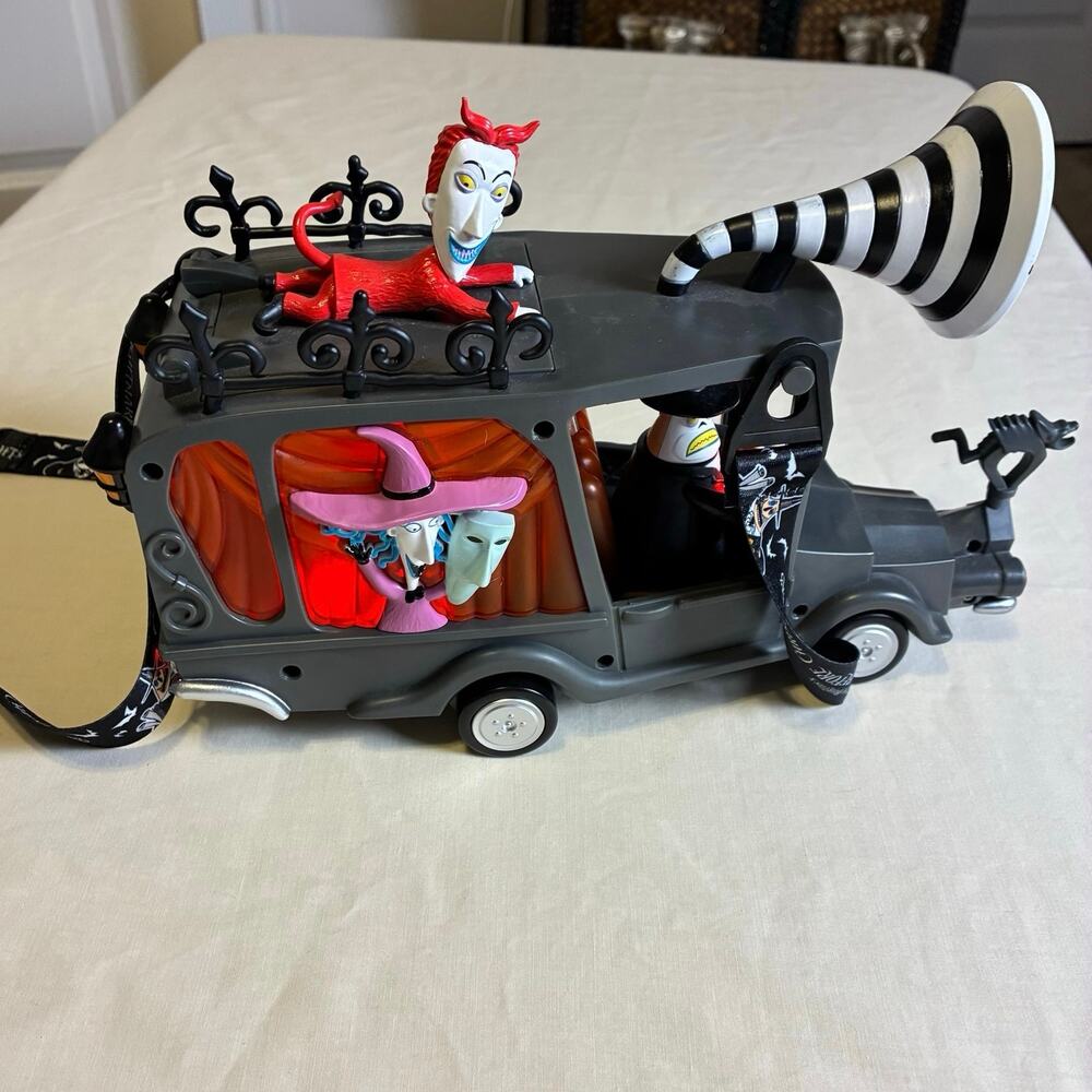 Disney Parks Nightmare Before Christmas Mayor Hearse Popcorn Bucket 2023 Lanyard